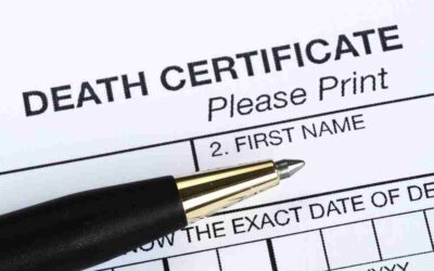 How do I get a death certificate?