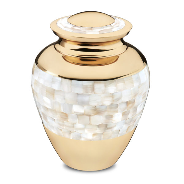 mother of pearl urn